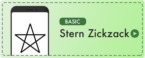 Stern Zickzack Badge